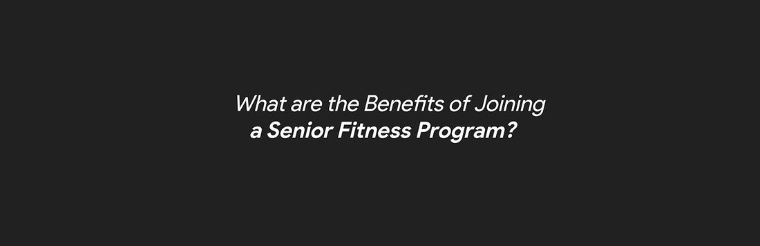 What are the Benefits of Joining a Senior Fitness Program?